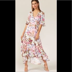 Adelyn Rae Abbi wrap dress